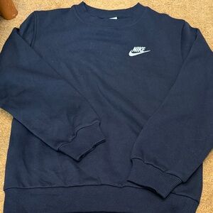 Nike Kids Classic Black Crewneck Sweater
